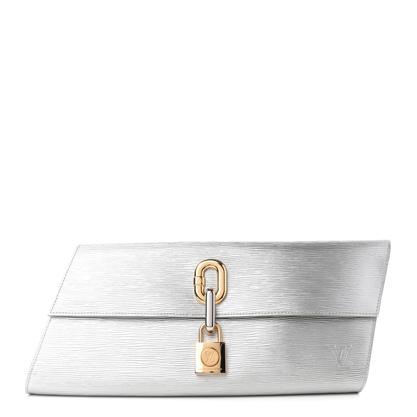 Epi Blade Clutch Silver