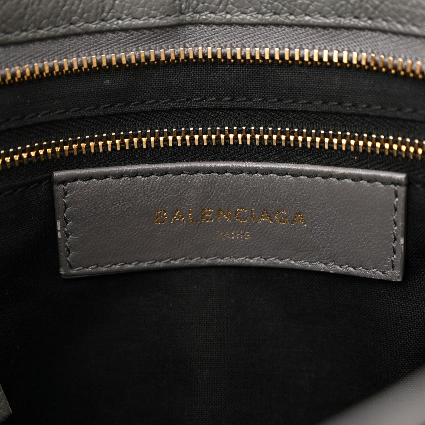 Chevre Gold Metallic Edge Hardware S City Gris Acier