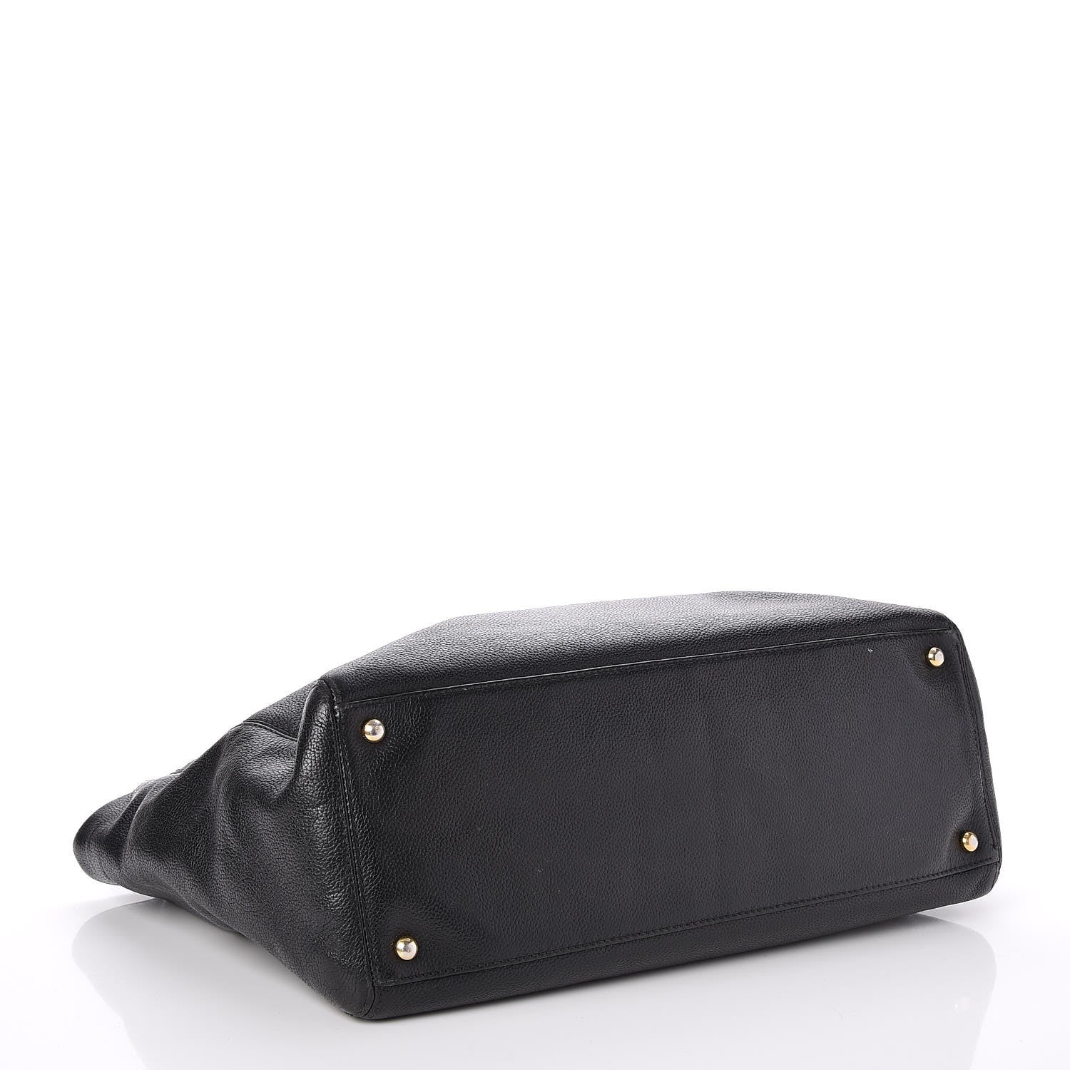 Chanel Calfskin Cerf Executive Shopper Tote Black 4 of 8