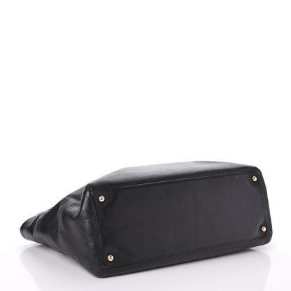 Chanel Calfskin Cerf Executive Shopper Tote Black 4 of 8