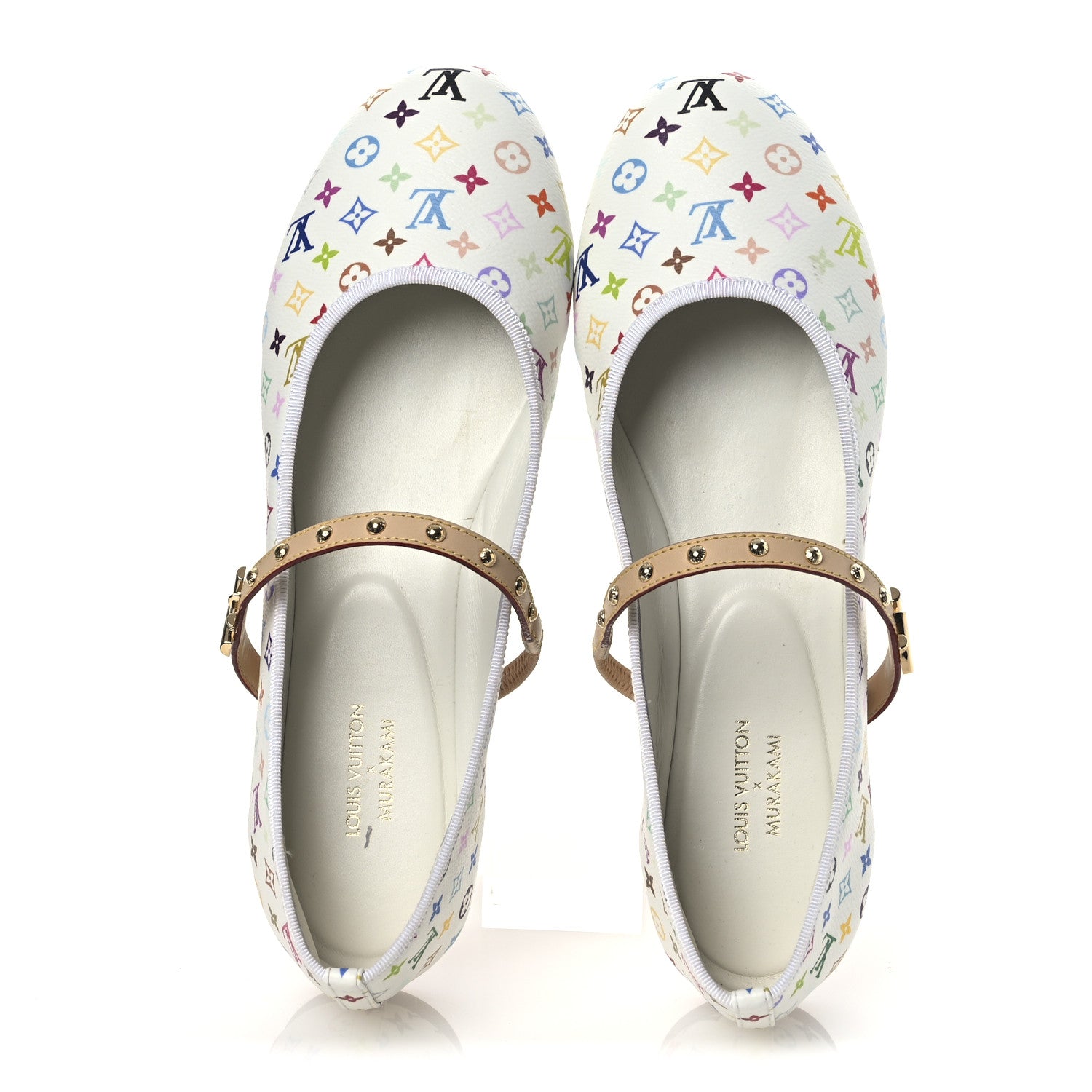 Monogram Ciabatte Louis Vuitton Bianche Louis Vuitton White Rubber