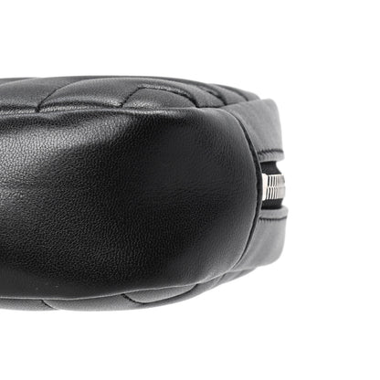 Saint Laurent Lambskin Y Quilted Monogram Loulou Cosmetic Case Black 6 of 6
