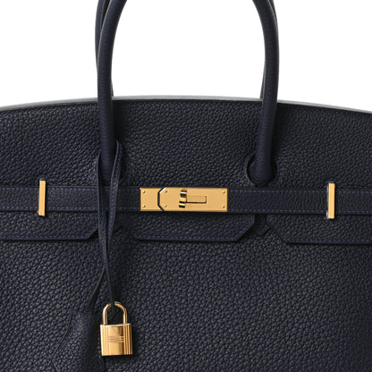 Hermes Togo Birkin 35 Bleu Nuit 8 of 11