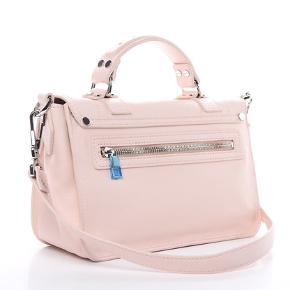 Proenza Schouler Grainy Calfskin Tiny PS1 Satchel Rose Quartz 3 of 9