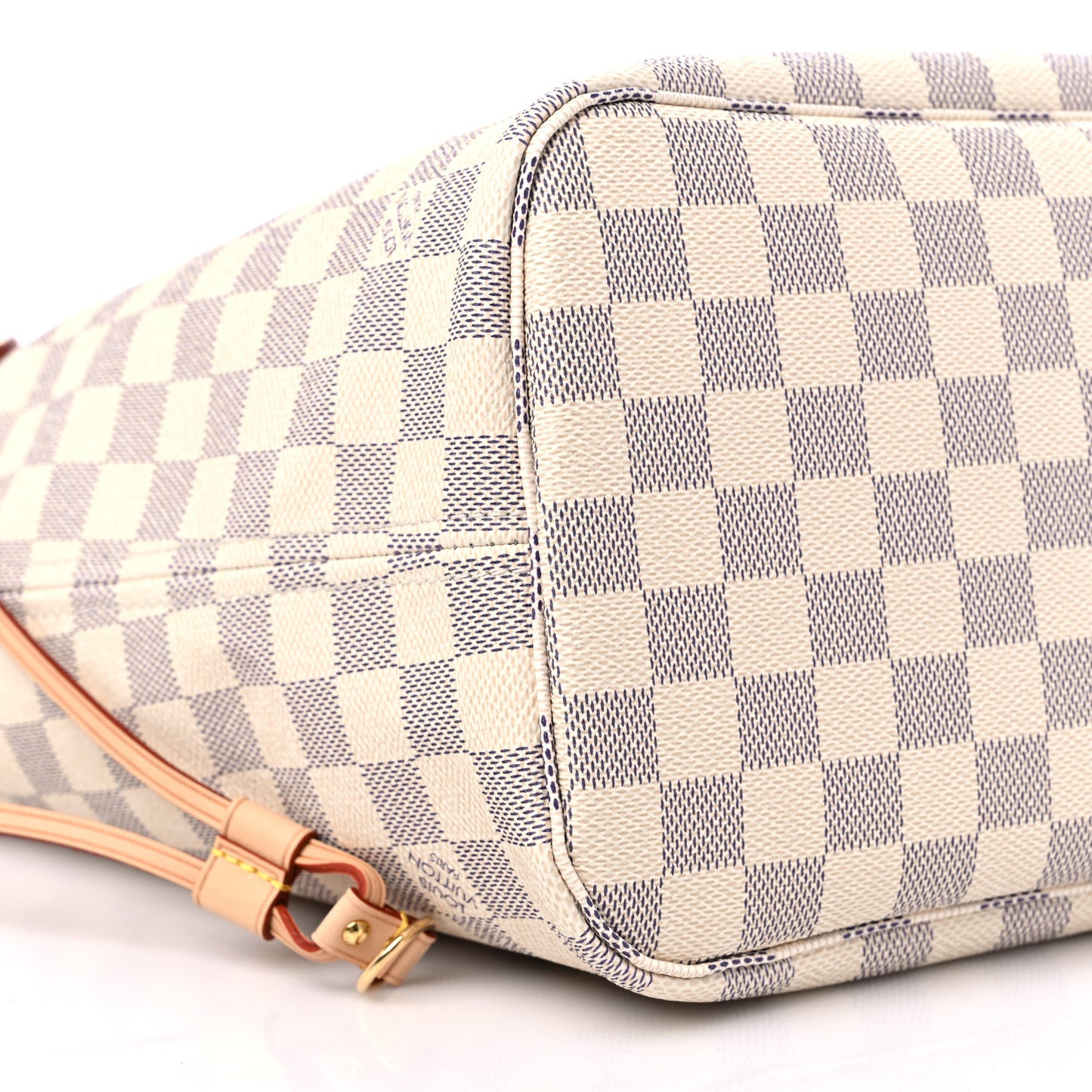 Damier Azur Neo Neverfull MM Rose Ballerine