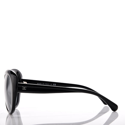 Chanel Signature Oval Sunglasses 5312 Black 3 of 8