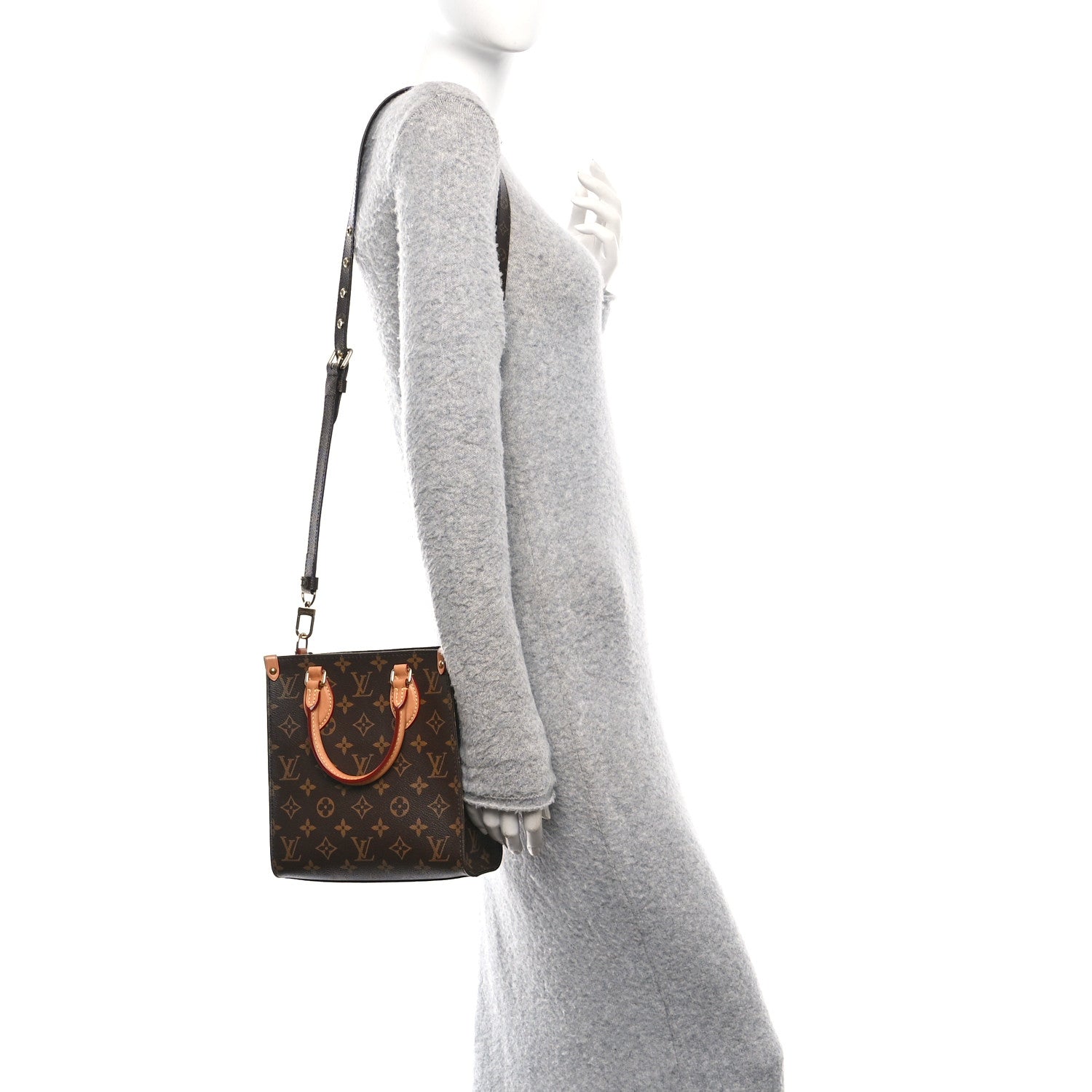 Louis Vuitton Monogram Sac Plat BB 2 of 9