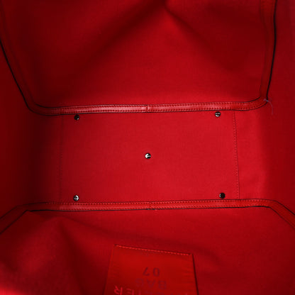 Valentino Garavani Canvas Atelier 07 Camouflage Edition Medium Tote Bag Red 6 of 10