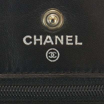 Chanel Caviar Wallet on Chain WOC Black 5 of 10