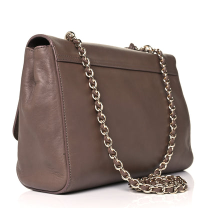 Mulberry Natural Calfskin Medium Lily Flap Clay 2 of 9