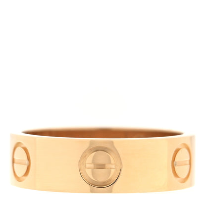 Cartier 18K Yellow Gold 5.5mm LOVE Ring 51 5.75 1 of 5