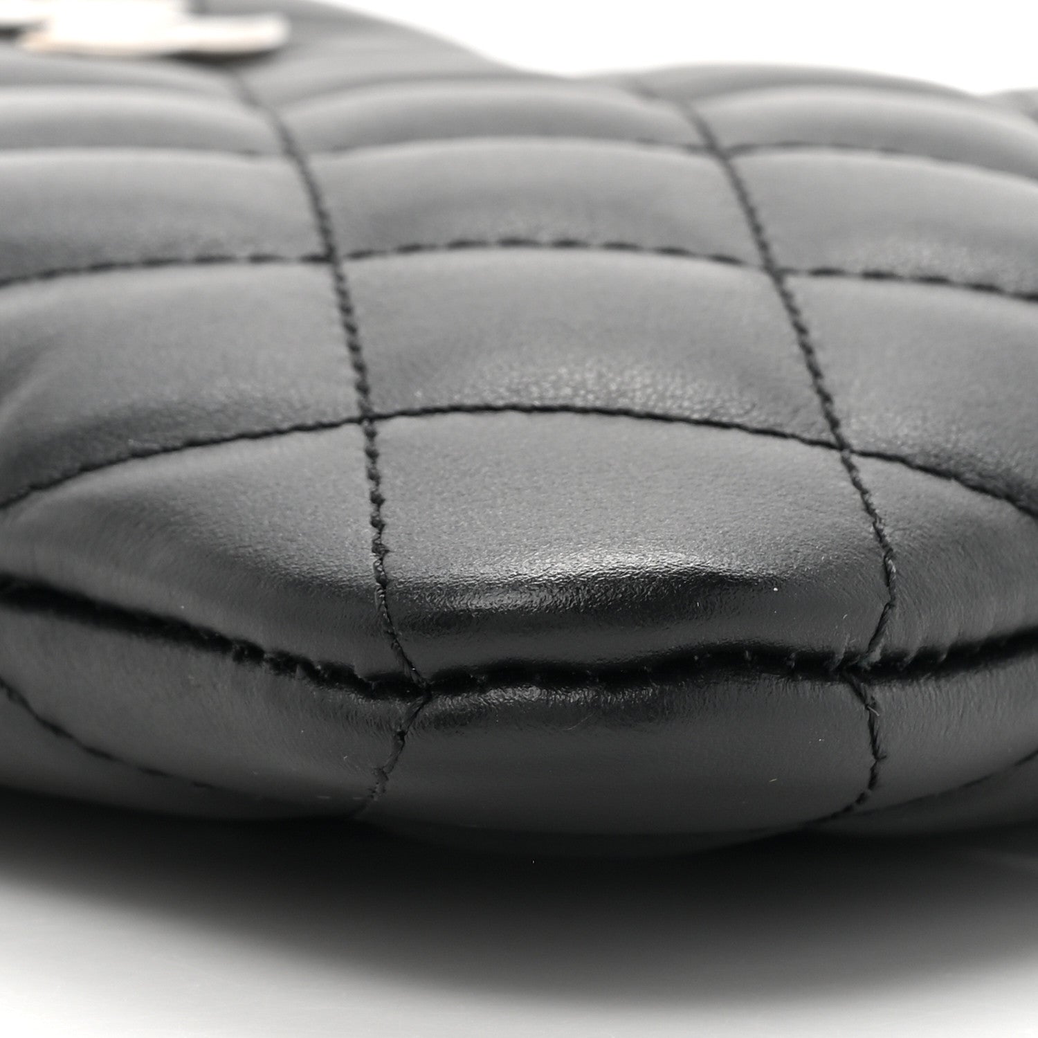 Chanel Lambskin Quilted Crossbody Bag Black 11 of 11