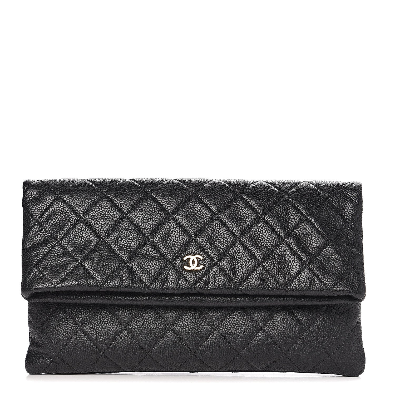 Chanel Caviar Quilted CC Beauty Clutch Black 1 of 8