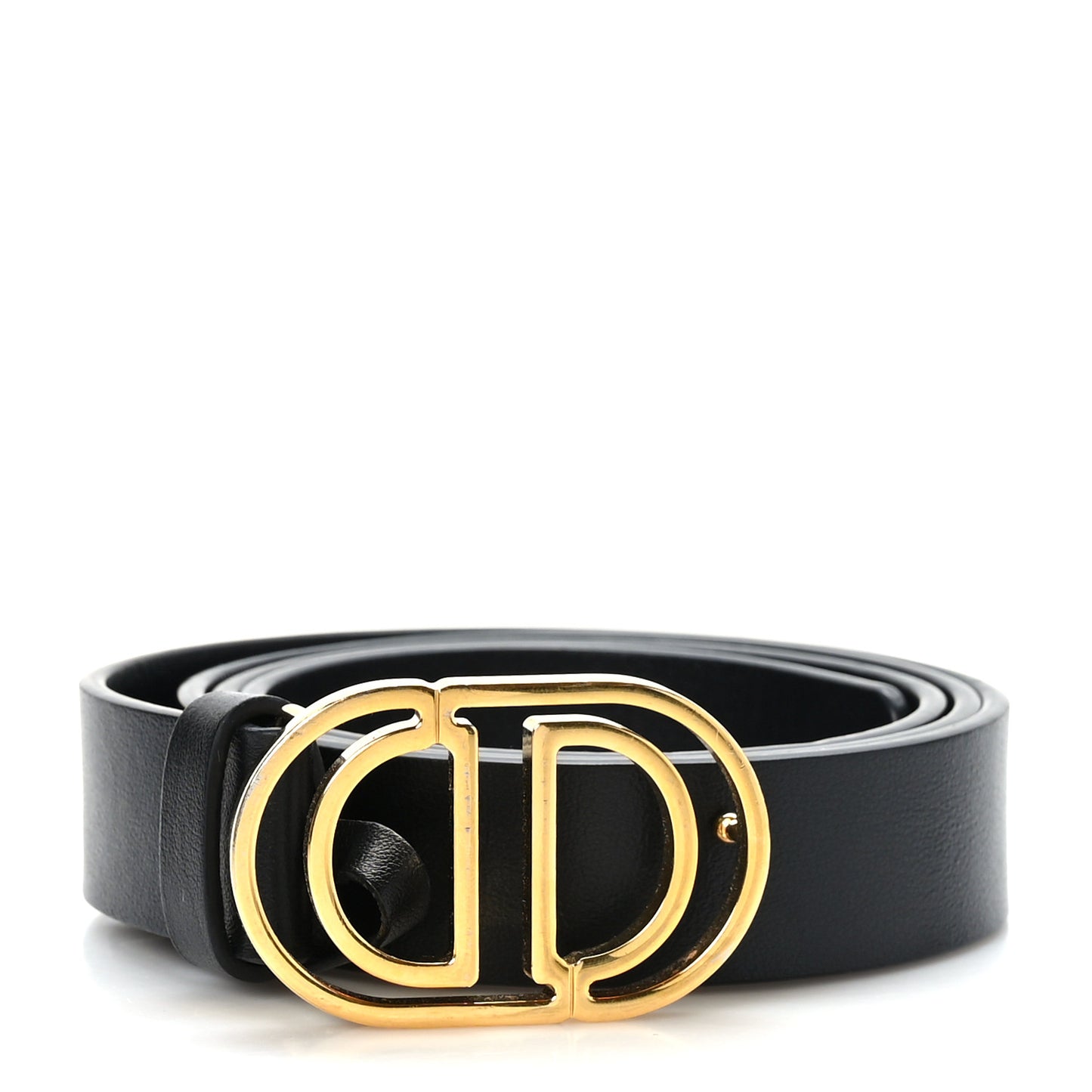 Calfskin 30 Montaigne Cut-Out CD Belt 85 34 Black