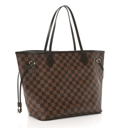 Louis Vuitton Damier Ebene Neo Neverfull MM Rose Ballerine 2 of 16