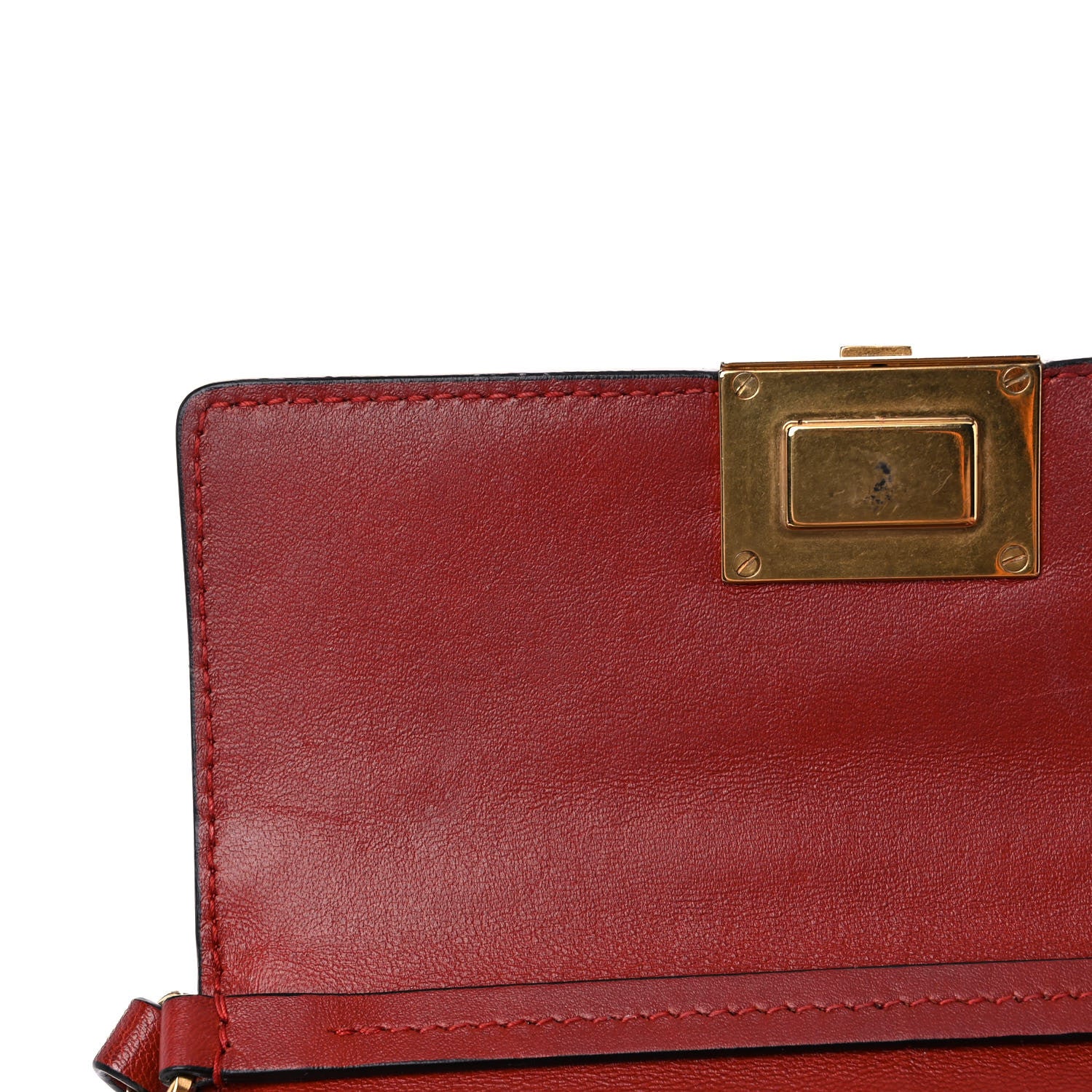 Givenchy Goatskin Quilted GV3 Mini Pocket Convertible Bag Terracotta 10 of 12