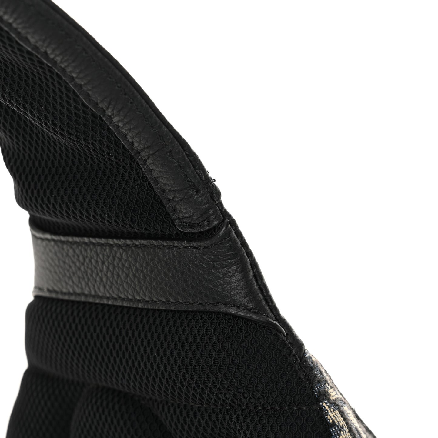 Grained Calfskin Oblique Scarab Sling Bag Blue Black