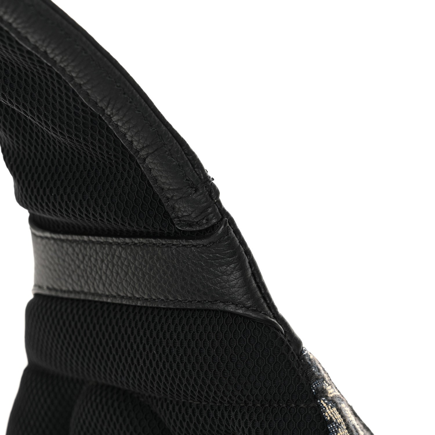 Christian Dior Grained Calfskin Oblique Scarab Sling Bag Blue Black 11 of 11