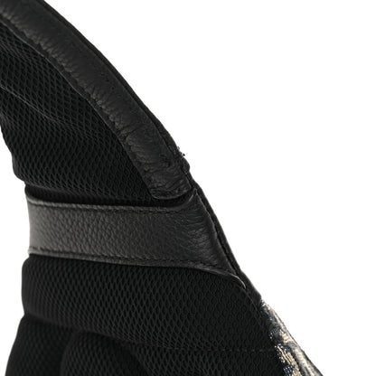 Christian Dior Grained Calfskin Oblique Scarab Sling Bag Blue Black 11 of 11