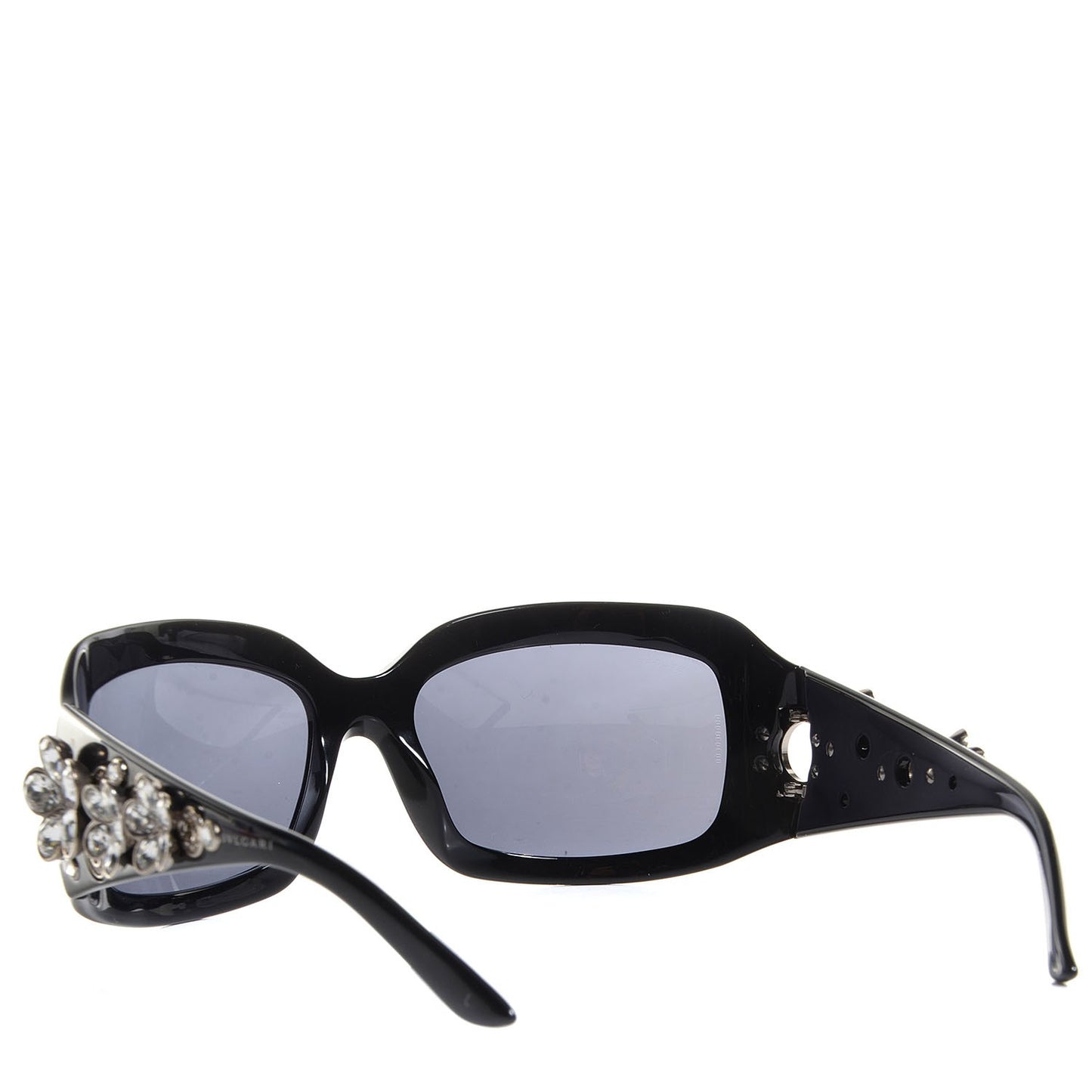 Flower Crystal 856-B Sunglasses Black