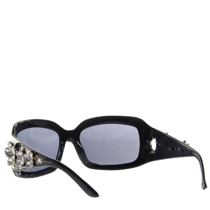 Bulgari Flower Crystal 856-B Sunglasses Black 2 of 6