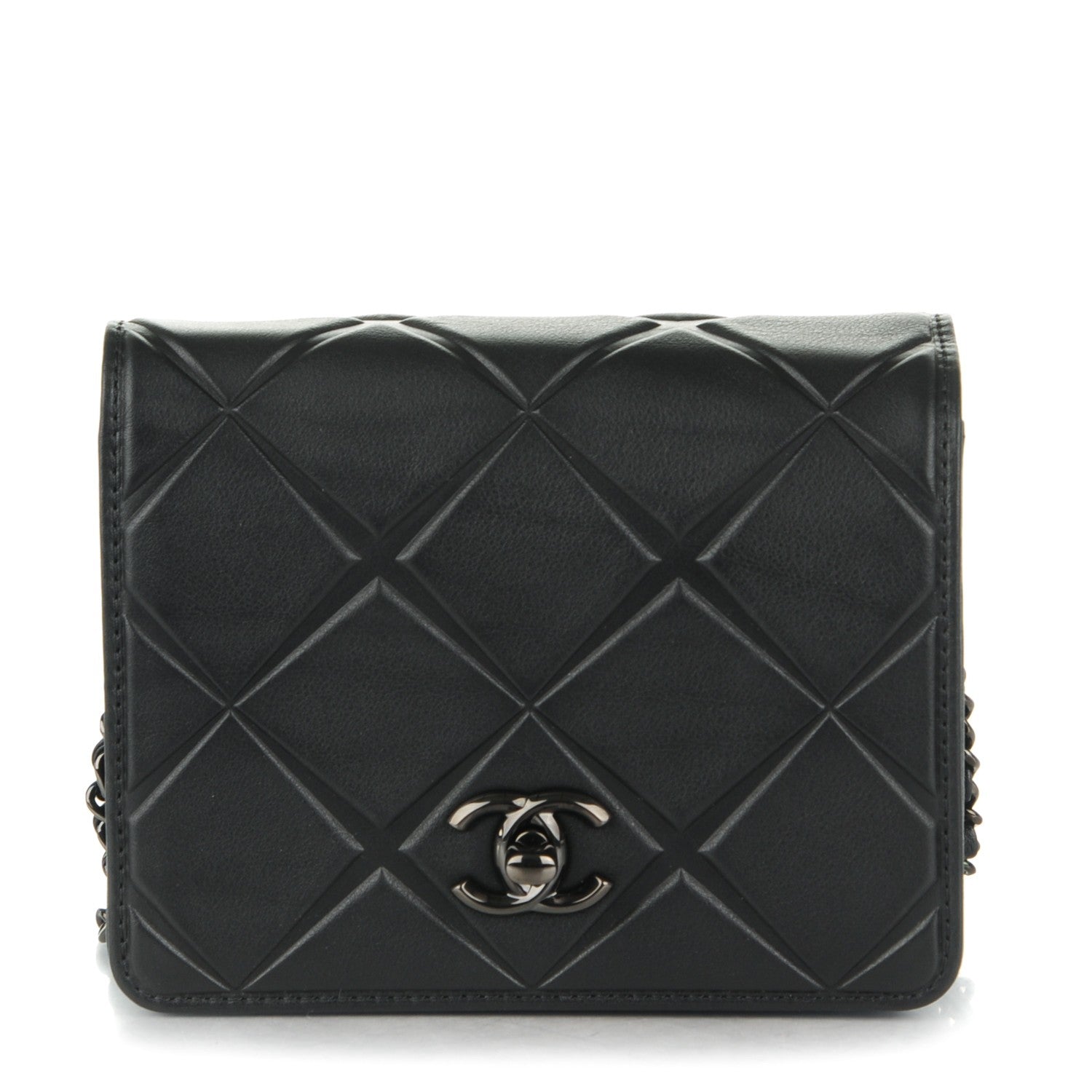 Chanel Calfskin Mini Propeller Flap Black 1 of 8