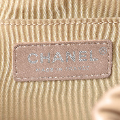 Chanel Lambskin Quilted Small CC Chain Bucket Bag Beige 6 of 14
