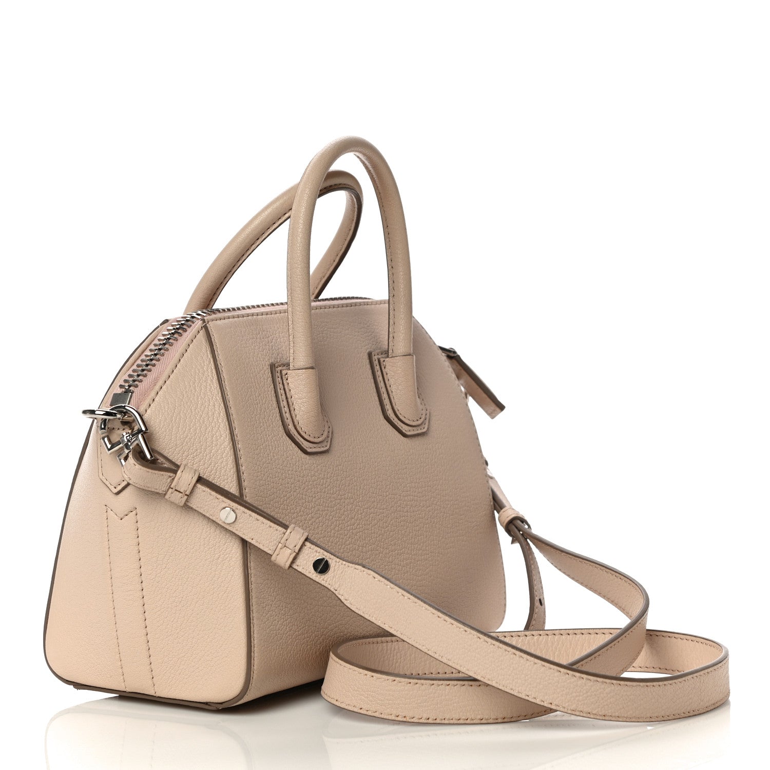 Givenchy Sugar Goatskin Mini Antigona Nude Pink 3 of 12