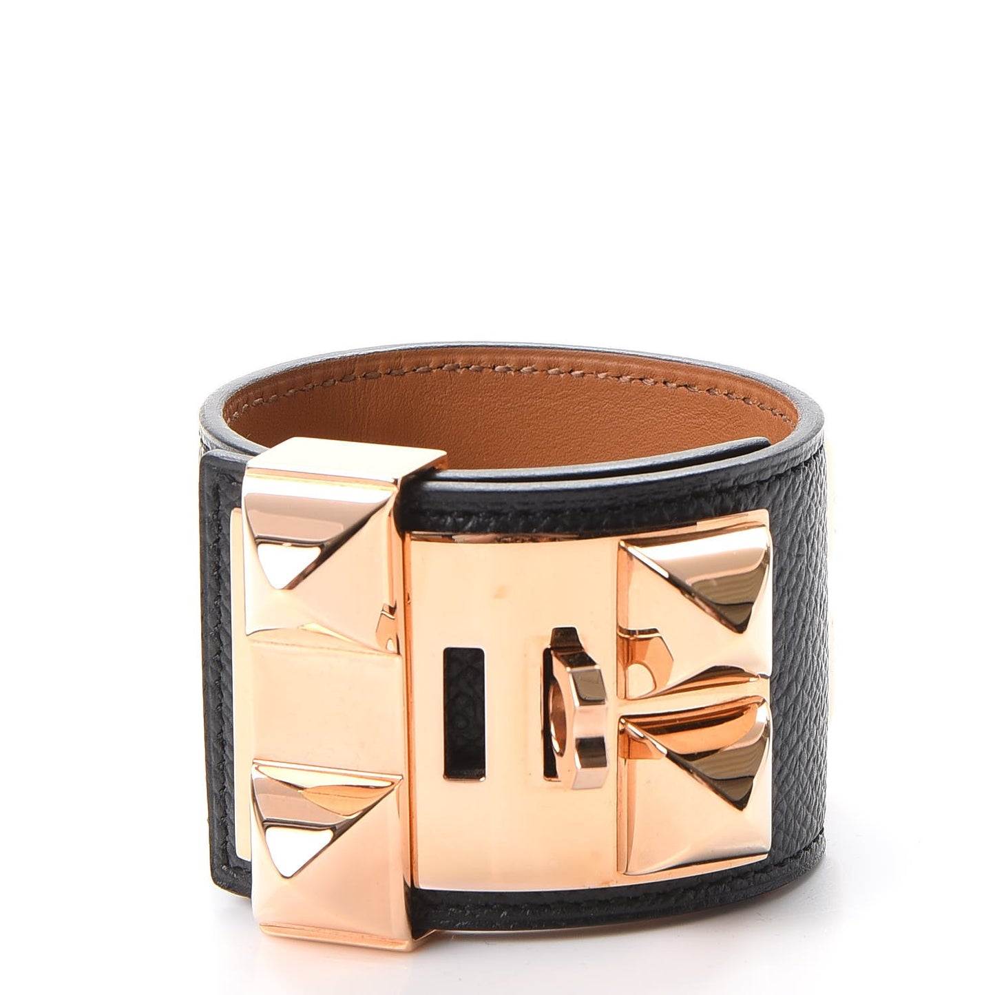 Epsom Collier de Chien CDC Bracelet S Black