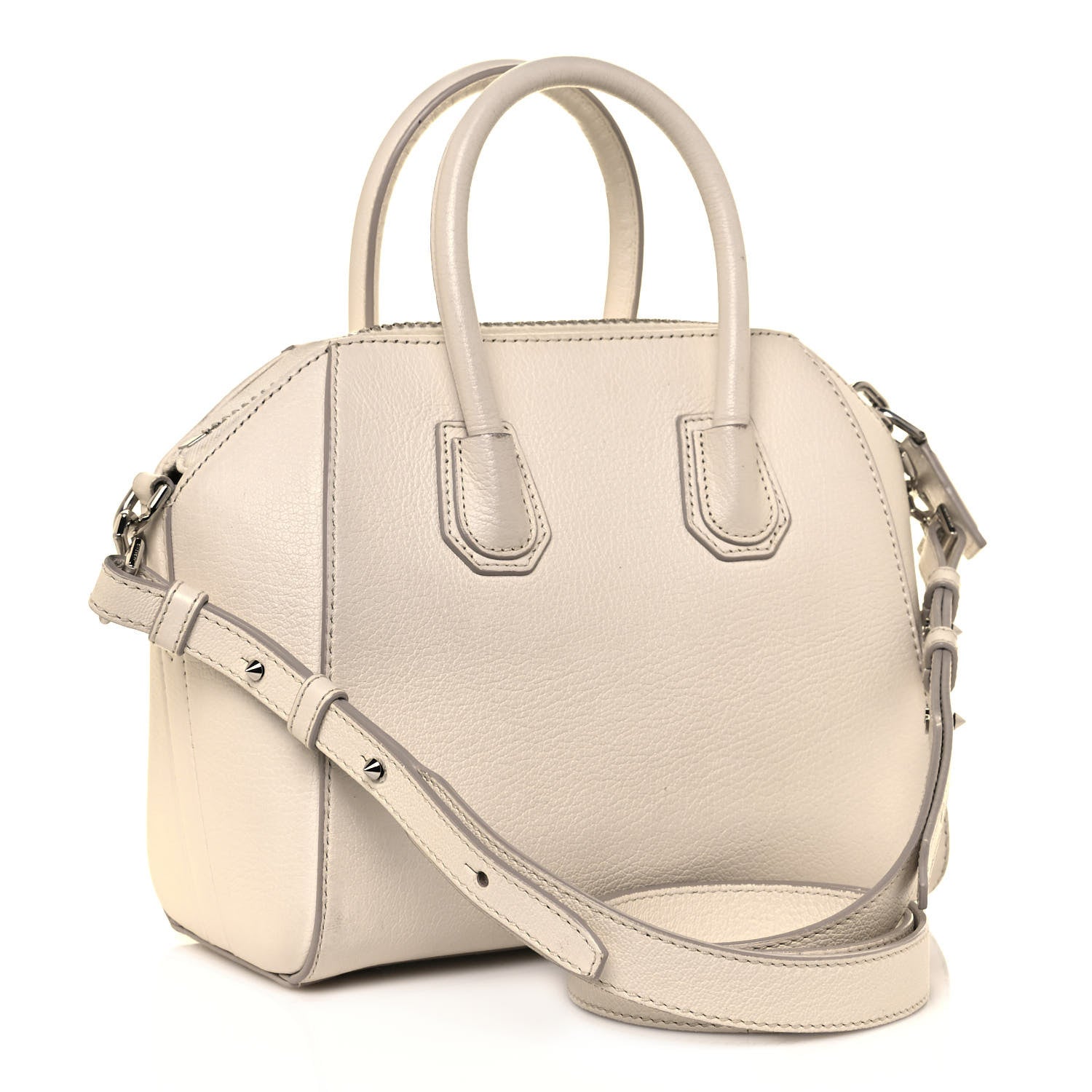 Givenchy Sugar Goatskin Mini Antigona White 3 of 12