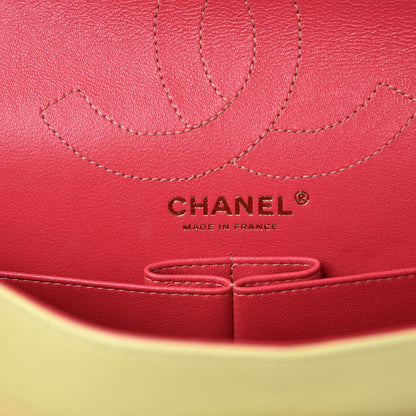 Chanel Sheepskin Chevron Quilted 2.55 Reissue 226 Flap Yellow 6 of 11