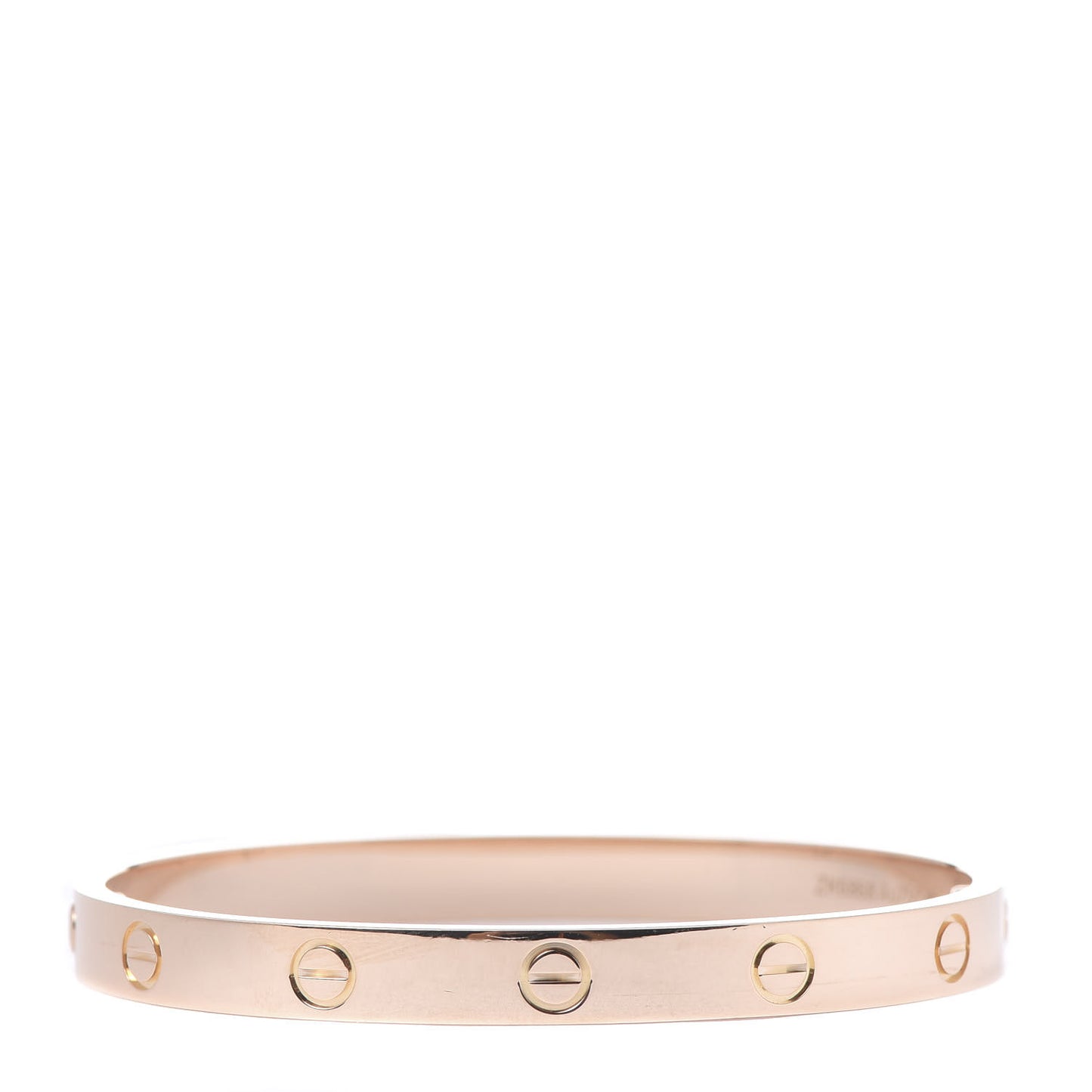 18K Pink Gold LOVE Bracelet 17