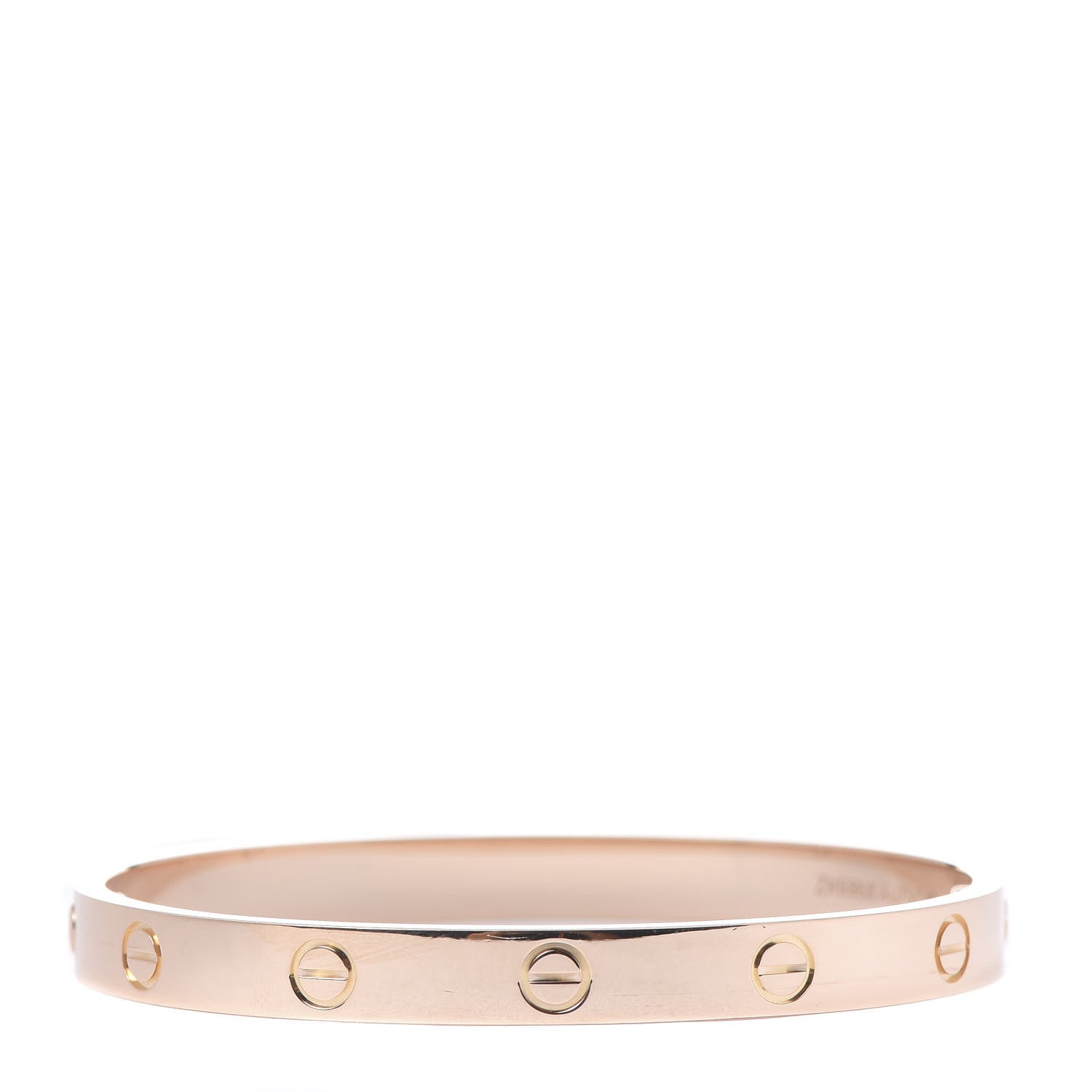 Cartier 18K Pink Gold LOVE Bracelet 17 3 of 7