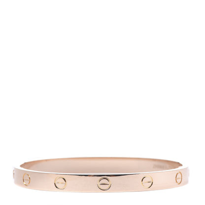 Cartier 18K Pink Gold LOVE Bracelet 17 3 of 7