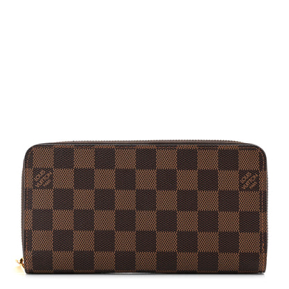 Louis Vuitton Damier Ebene Zippy Wallet Rose Ballerine 1 of 6
