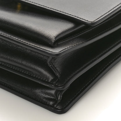 Saint Laurent Calfskin Medium Monogram Sunset Black 8 of 8