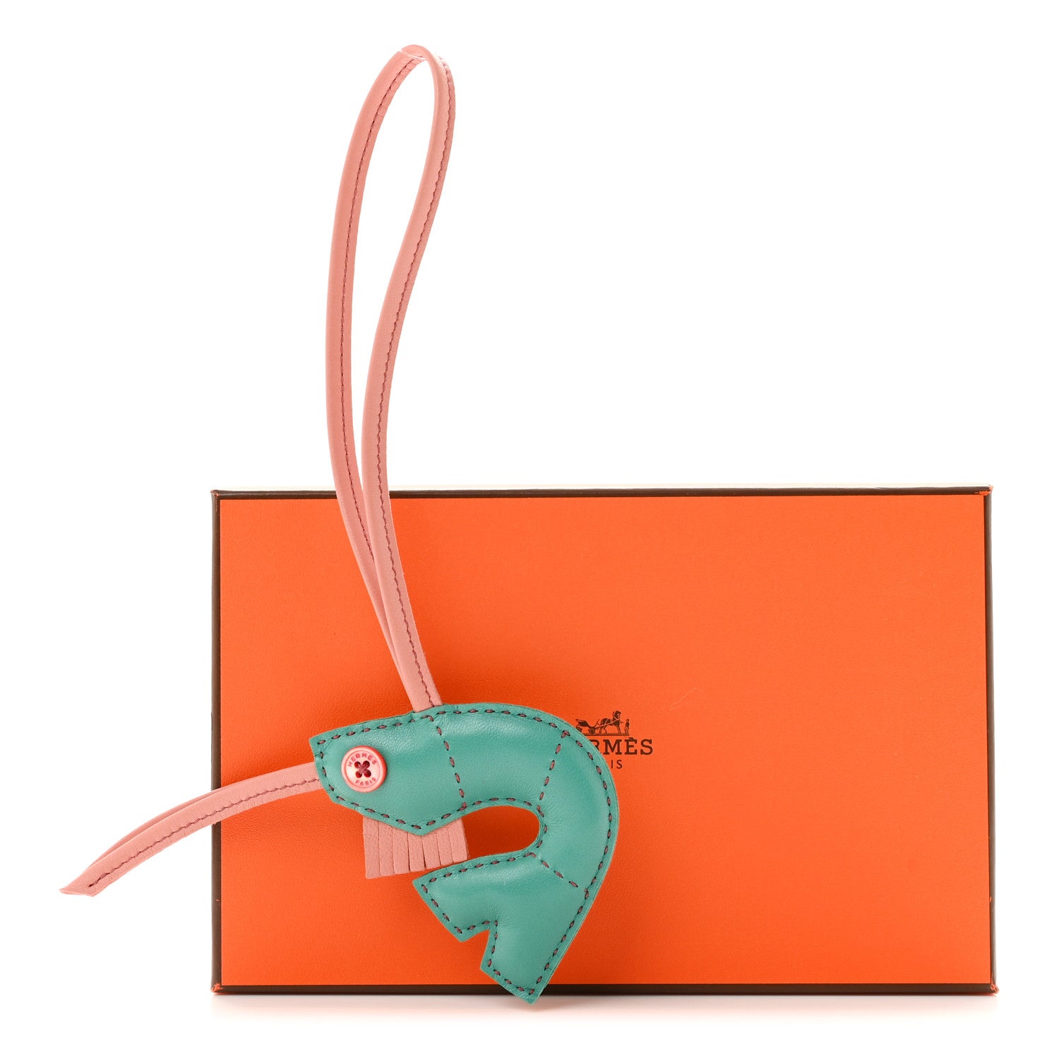 Hermes Milo Lambskin Shrimp Bag Charm 4 of 4