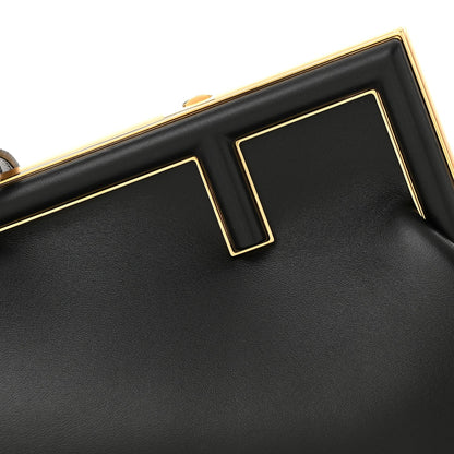 Fendi Shiny Nappa Small Fendi First Black 6 of 9