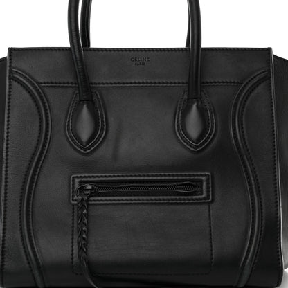 Celine Smooth Calfskin Medium Phantom Luggage Black 9 of 21