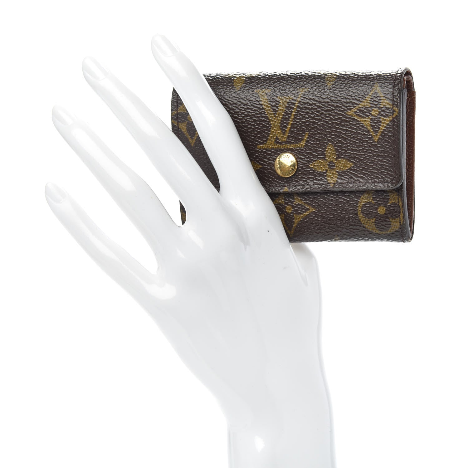 Louis Vuitton Monogram Porte-Monnaie Plat Coin Purse 2 of 7