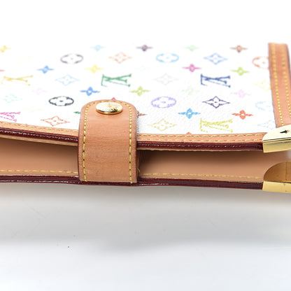 Louis Vuitton Monogram Multicolor Small Ring Agenda Cover White 13 of 14
