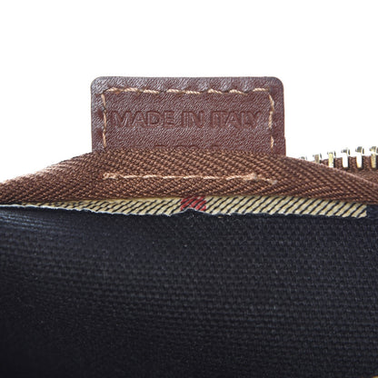 Burberry Haymarket Check Pochette Chocolate 9 of 12