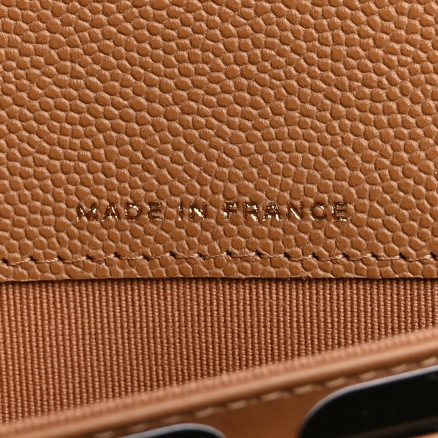 Chanel Caviar Quilted Large Gusset Flap Wallet Beige 7 of 10