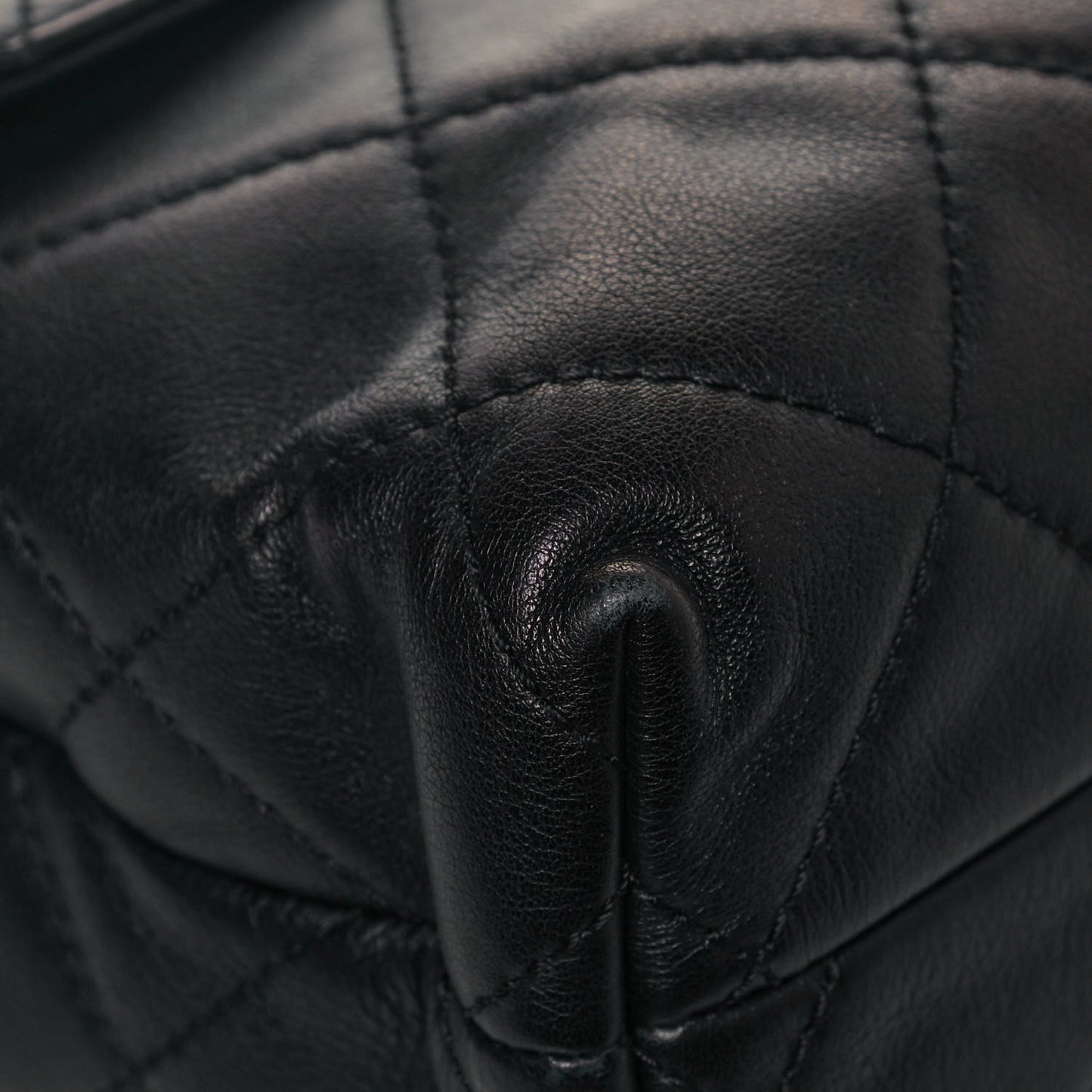 Calfskin Quilted In The Business Flap Bag Black