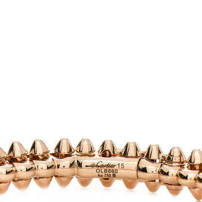 Cartier 18K Pink Gold Small Clash De Cartier Bracelet 15 3 of 4
