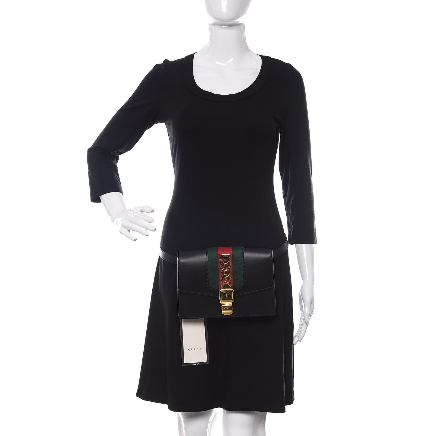 Calfskin Sylvie Belt Bag Black