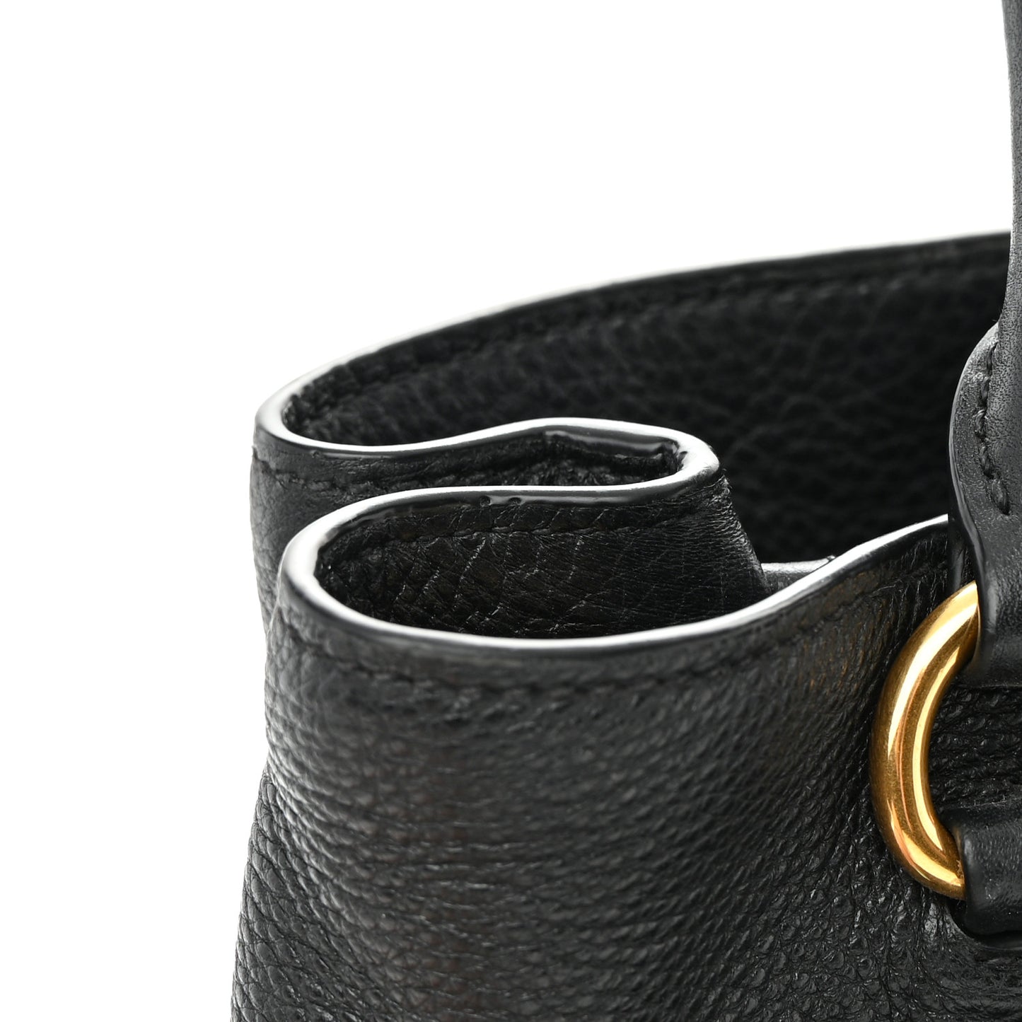 Vitello Daino Tote Nero Black