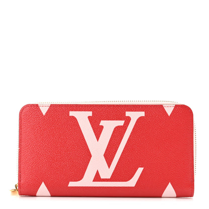 Louis Vuitton Monogram Giant Zippy Wallet Rouge Rose 1 of 6