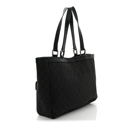 Gucci Monogram Abbey D Ring Tote Black 3 of 13