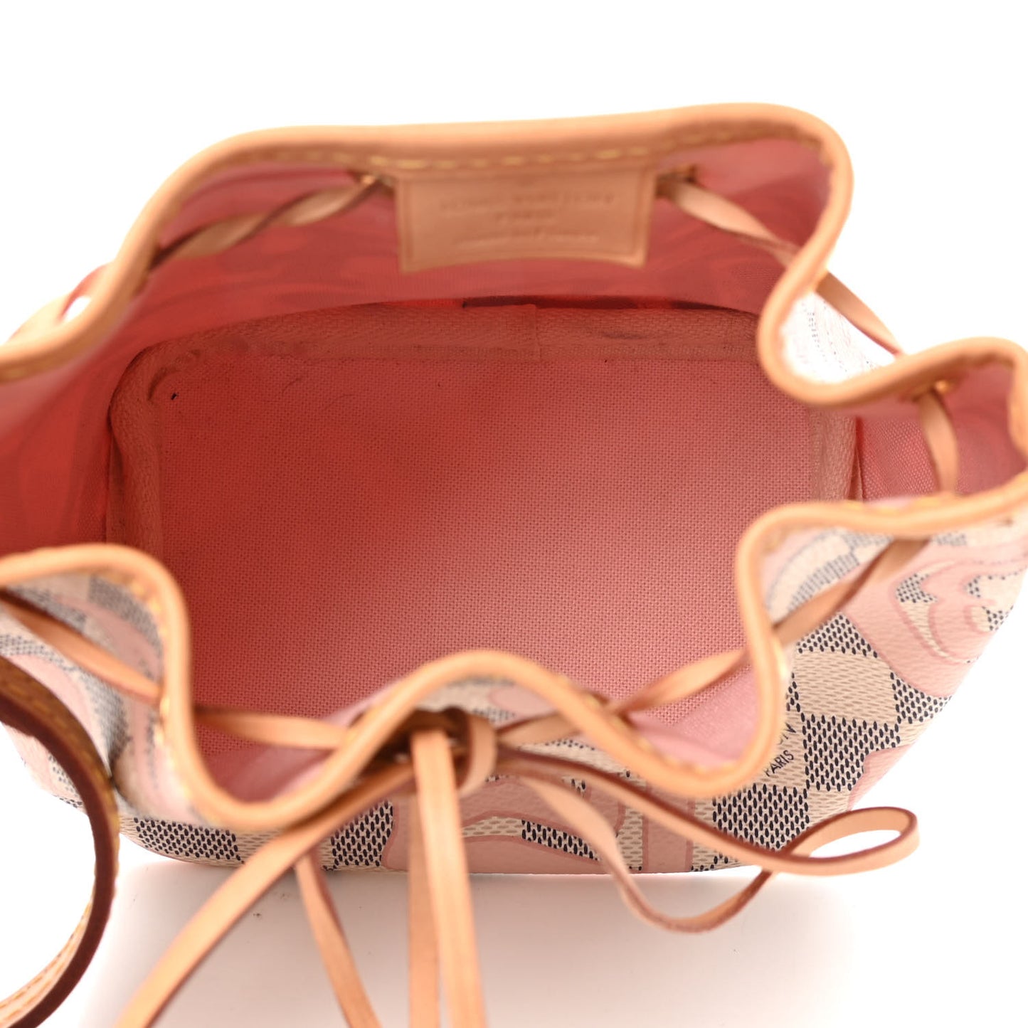 Damier Azur Tahitienne Nano Noe Rose Ballerine